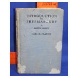 Introduction To Freemasonry Book - 1936