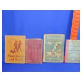 4 Vintage School Books