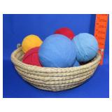 Sweetgrass Basket w/ Fabric