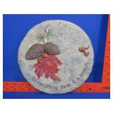 Fall Garden Wall Plaque / Stepping Stone