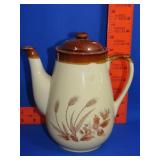Wheat Pattern Stoneware Style Tea Pot