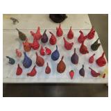 Lot of Cloth Chickens
