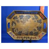 Metal Toleware Tray - 18'x13'