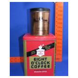 Eight O'Clock Coffee & Other Tin