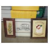 3pc Wall Art Lot