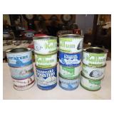 Lot of Oyster Cans