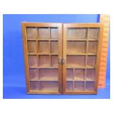 Wood Wall Hanging Display Case - 14'x14'