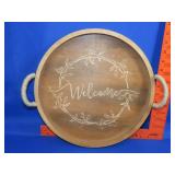 Wood Welcome Tray