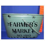 Metal Farmer's Market Basket