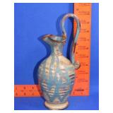 Signed Pottery Pitcher