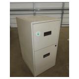 2 Drawer Metal File Cabinet