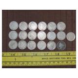 18 V Nickels & 1 Buffalo Nickel