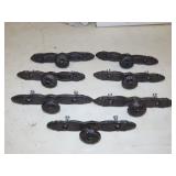 7 Metal Pulls - 3 1/2'