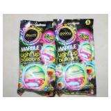 2 Packs Marble Light Up Balloons