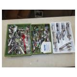3 Trays of Flatware