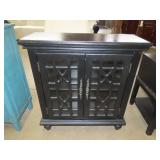 Black 2 Door Cabinet