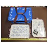 Temptations Floral Lace Casserole Set - New