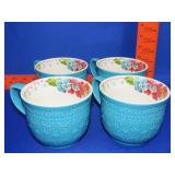 4 Pioneer Women Mugs