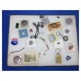 Display of Vintage Collectibles