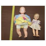 2 Old baby Dolls