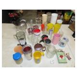 Lot of Glassware & Cups