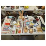 Table Lot w/ Decor & Household