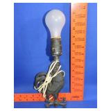 Cast Iron Rooster Wall Light