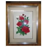 Framed Rose Print - 22'x28'