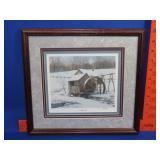 Framed Winkler MIll Print - 12'x12'