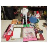 Table Lot - Books / Holiday / Household