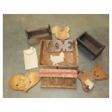 Lot of Wood Art & Decor