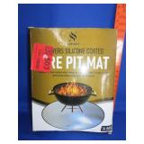 Silicone Coated Fire Pit Mat - 36'