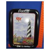 Coke By The Sea Metal Tray