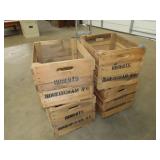 4 Wood Crates