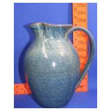 Signed Pottery Pitcher