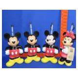 4 Mickey & Minnie Mouse Cups