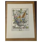 Williamsburg December Flower Print - 18.5'x24'