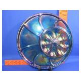 Carnival Glass Serving Platter - 13'