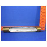 Hanging Brass Thermometer