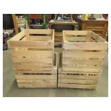 4 Wood Crates