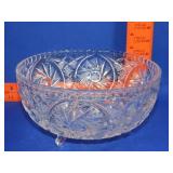 Footed Crystal Bowl - 9'