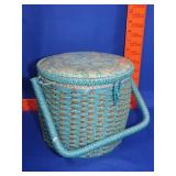 Sewing Basket w/ Contents