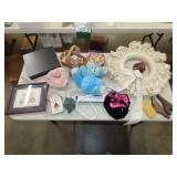 Table Lot w/ Decor & Household
