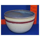 Signed Pottery Bowl - 7'