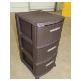 Sterilite Plastic 3 Drawer Organizer