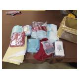 Lot of MIsc Linens w/ Storage Bag