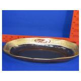 Wheeling Pheasants & Stump Etch Dish - 12'
