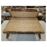 2 Bamboo Style Bed Trays