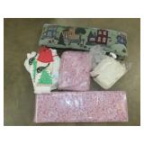 Linen, Fabric and Pillow Lot