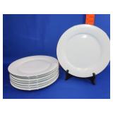 8 Dynasty China Dinner Plates - 10.5'